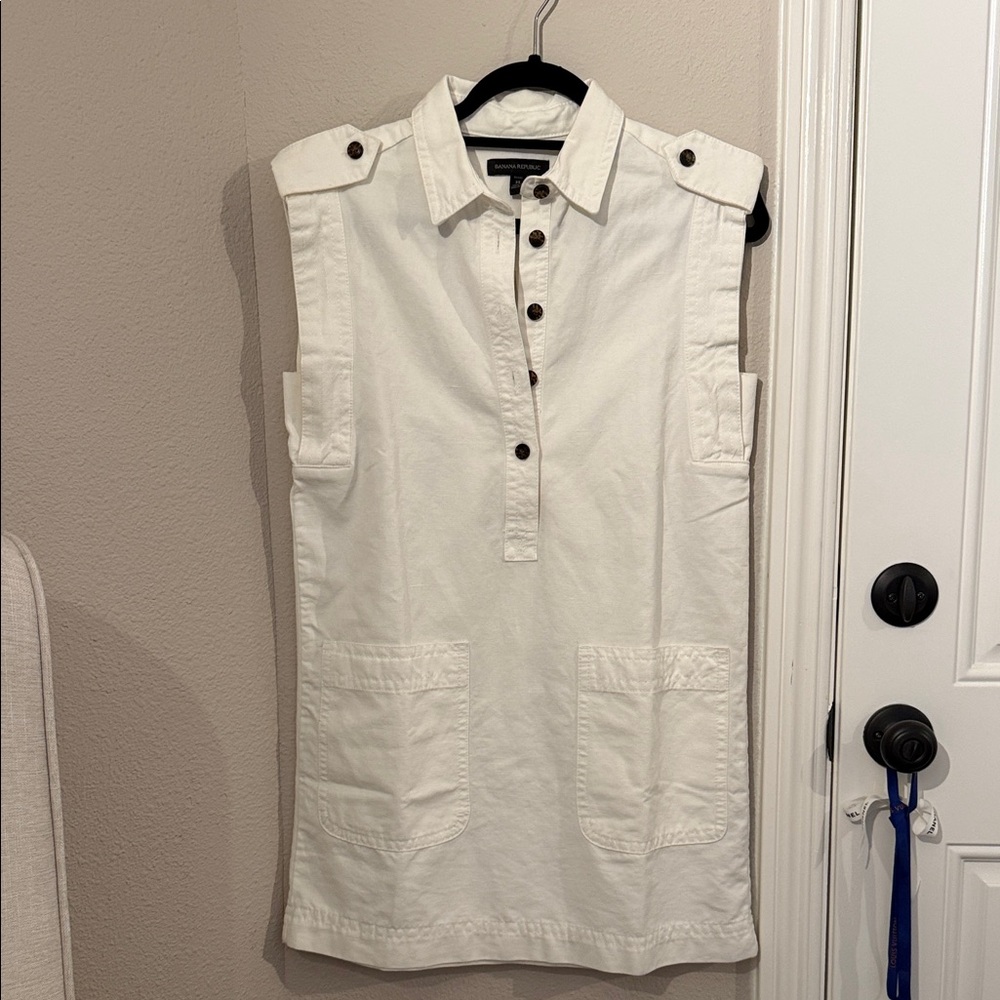 Boxy White Dress